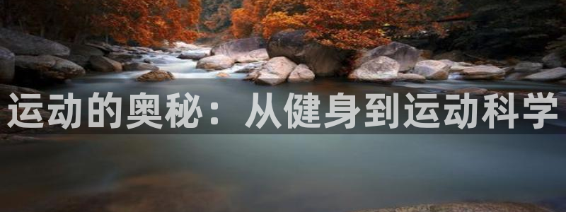 bbin视讯下：运动的奥秘：从健身到运动科学